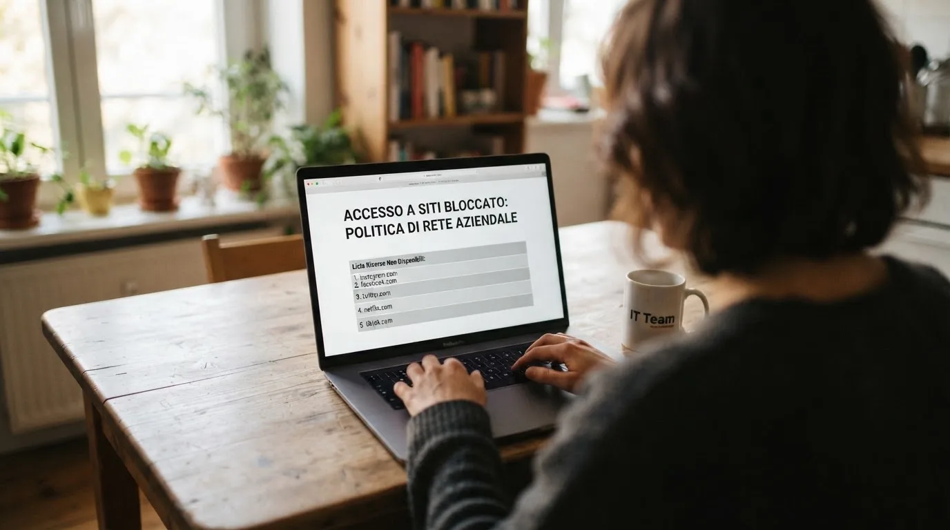 Persona davanti a un portatile che legge una pagina informativa sul gioco online in Italia — casinò che accettano bitcoin